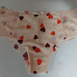 Pink by Victoria's Secret Panties Underwear NO SHOW LACE TRIM HIPSTER MEDIUM